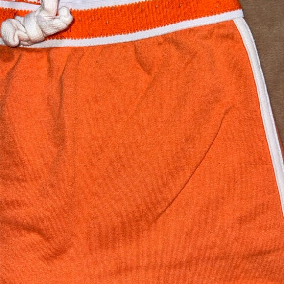 Vintage Swak Women Medium Orange‎ White Mini Sporty Tennis A-Line Skort (B) - Picture 2 of 7